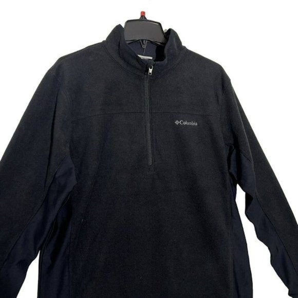 Columbia Men's Black Klamath Range II Half Zip Microfleece Pullover  Size L - Picture 11 of 13